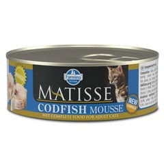 Farmina (Фарміна) Matisse Cat Mousse Codfish – Консервований корм з тріскою для котів (мус) 85 г