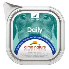 Almo Nature (Альмо Натюр) Daily Adult Dog White Fish&Rice - Консервированный корм с белой рыбой и рисом для взрослых собак 100 г