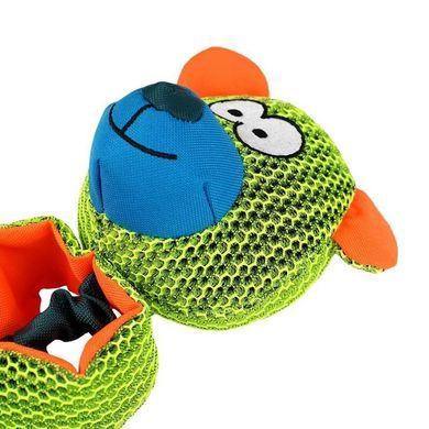 Barksi (Баркси) Bear Strong Mesh - Мягкая игрушка Медведь с пищалкой из 3D сетки для собак и котов, 40 см
