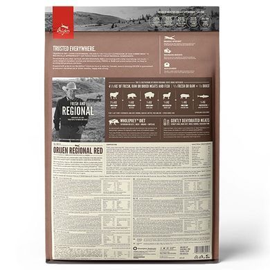 Orijen (Ориджен) Regional Red Cat - Сухой корм с бизоном и кабаном для кошек и котят, 1,8 кг