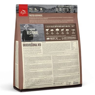 Orijen (Ориджен) Regional Red Cat - Сухой корм с бизоном и кабаном для кошек и котят, 1,8 кг