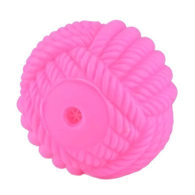 Wogy (Воги) - Игрушка Мячик с пищалкой для собак, Розовый, 7,5 см