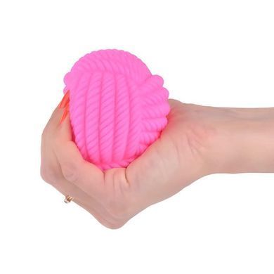 Wogy (Воги) - Игрушка Мячик с пищалкой для собак, Розовый, 7,5 см
