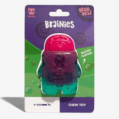 M-Pets (М-Петс) Brain Dead - Жевательная игрушка с ароматом бекона для собак, 10х7,5х4 см