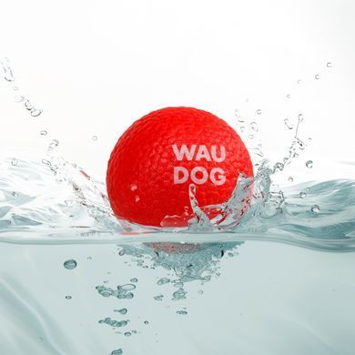 WAUDOG (Ваудог) Red Ball - Іграшка для собак незламний м'яч з довічною гарантією 7 см