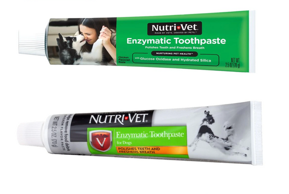 Nutri-Vet (Нутри-Вет) Enzymatic Toothpaste - энзимная зубная паста для собак, 70 г