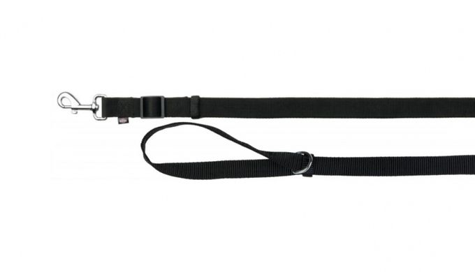 Trixie (Тріксі) Classic Leash - Повідець регульований для собак 1,5х120-180 см Чорний