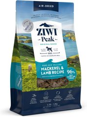 Ziwi Peak (Зіві Піік) Air Dried Mackerel and Lamb Dog Food - Висушений на повітрі корм для собак усіх порід та вікових груп з макрелью та бараниною 1 кг