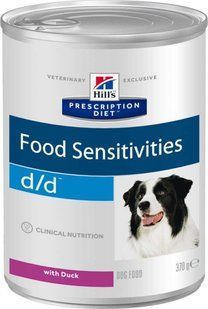 Hill's (Хіллс) Wet PD Canine d/d Качка - Консервований корм-дієта з качкою для собак при алергіі, 370 г