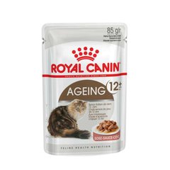 Royal Canin (Роял Канин) Ageing 12+ - Консервированный корм для кошек старше 12 лет (кусочки в соусе) 85 г
