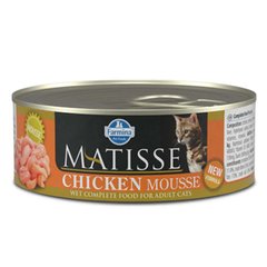Farmina (Фарміна) Matisse Cat Mousse Chicken – Консервований корм з куркою для котів (мус) 85 г