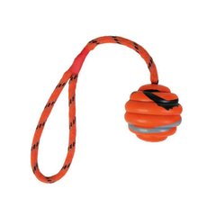 Trixie (Трикси) Мяч ребристый на веревке 30 см/6 см