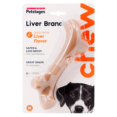 Petstages (Петстейджес) Liver-scented branch - Игрушка для собак Ветка с ароматом печени 17 см M