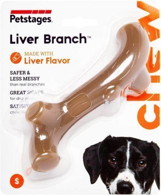 Petstages (Петстейджес) Liver-scented branch - Іграшка для собак Гілка з ароматом печінки, 17 см
