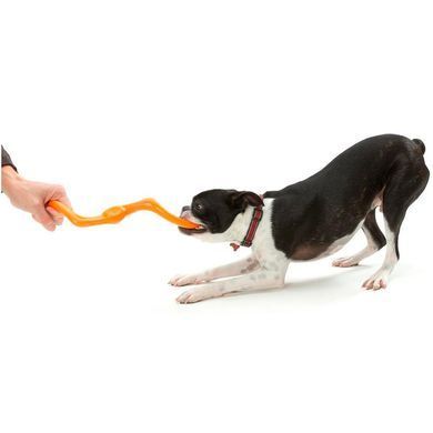 West Paw (Вест Пау) Bumi Tug Toy - Іграшка S-подібна для собак, Блакитний, 24 см