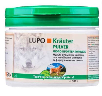 Luposan (Люпосан) LUPO Krauter Pulver - Витаминно-минеральный комплекс для собак (порошок) 600 г