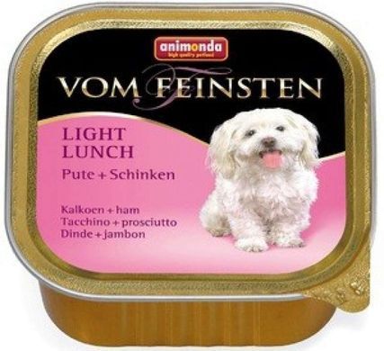 Animonda (Анімонда) Vom Feinsten Adult &ndash; Консервований корм у вигляді паштету з індичкою і шинкою для дорослих собак, 150 г