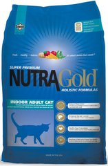 Nutra Gold (Нутра Голд) Indoor Adult Cat - Сухой корм с цыпленком для взрослых кошек, способствует выведению комков шерсти 1 кг
