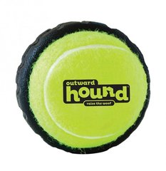 Outward Hound (Аутвард Хаунд) Tire Ball – Игрушка для собак, теннисный мяч с шиной 9 см