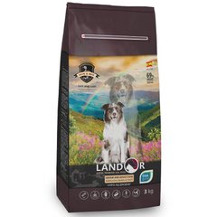 Landor (Ландор) Senior & Adult Duck & Rice - Сухой корм с уткой и рисом для пожилых и взрослых собак всех пород с функцией улучшения мозговой деятельности 3 кг
