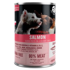Pet Republic (Пет Репаблік) Salmon Chunks in Sauce - Консервований корм з лососем для собак різних порід (шматочки в соусі) 400 г