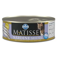 Farmina (Фарміна) Matisse Cat Mousse Sardine – Консервований корм з сардиною для котів (мус) 85 г