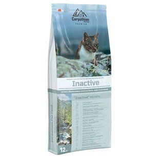 Carpathian Pet Food (Карпатиян Пэт Фуд) Inactive - Сухой корм для малоактивных, стерилизованных котов, 12 кг