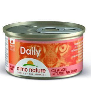 Almo Nature (Альмо Натюр) Daily Menu Cat - Консервований корм "Мус з лососем" для котів 85 г