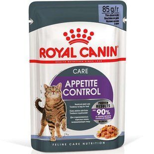 Royal Canin (Роял Канин) Appetite Control Care &ndash; Влажный корм с мясом для взрослых стерилизованных кошек склонных к выпрашиванию корма (кусочки в желе) 85 г