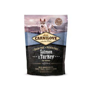 Carnilove (Карнилав) Salmon & Turkey for Puppies - Сухой корм с лососем и индейкой для щенков, 1,5 кг