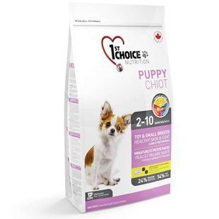 1st Choice (Фест Чойс) Fish Pup Mini - Сухой корм с ягненком и рыбой для щенков мини пород 2,72 кг