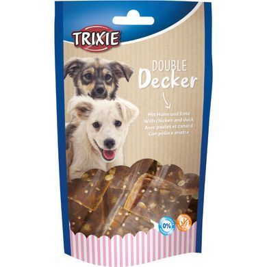Trixie (Тріксі) Double Decker &ndash; Ласощі з куркою та качкою для собак, 100 г