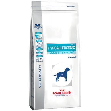 Royal Canin (Роял Канін) Hypoallergenic Moderate Calorie - Ветеринарна дієта для собак при небажаній реакції на корм, 14 кг