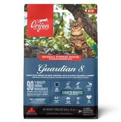 Orijen (Ориджен) Guardian 8 Cat - Сухой корм с мясом рыбы и птицы для котов на всех стадиях жизни 340 г