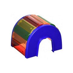 Ferplast (Ферпласт) Kuci House Multicolor - Пластиковый домик для хомяков 11,5x9x8 см