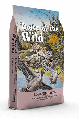 Taste of the Wild (Тейст оф зе Вайлд) Lowland Creek Feline Formula - Сухий корм з перепілкою та качкою для кішок всіх порід та вікових груп 2 кг