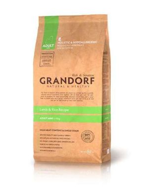 Grandorf (Грандорф) Holistic Lamb & Brown Rice Mini - Сухой корм с ягненком и рисом для взрослых собак малых пород 1 кг