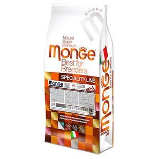 Monge (Монж) Natural Superpremium All breeds Adult lamb & rice - Сухой корм с ягненком, рисом и картофелем для взрослых собак-аллергиков всех пород 2,5 кг