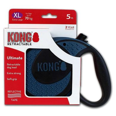 KONG (Конг) Ultimate XL - Рулетка для особливо великих порід собак XL Сірий