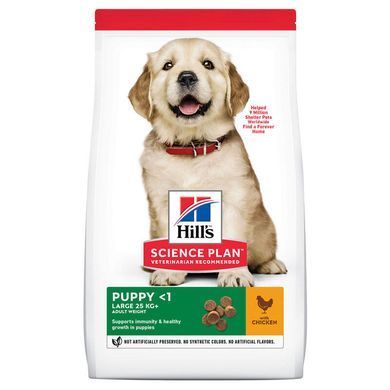 Hill's (Хиллс) Science Plan Puppy Large with Chicken - Сухой корм с курицей для щенков собак крупных пород 800 г