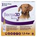 Vectra 3D (Вектра 3Д) by Ceva - Противопаразитарные капли на холку для собак от блох и клещей (3 шт./уп.) 1,5-4 кг