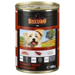 Belcando (Белькандо) Консервированный суперпремиальный корм с отборным мясом для собак всех возрастов 400 г