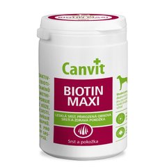Canvit (Канвит) Biotin Maxi - Витаминный комплекс для кожи, шерсти и когтей собак крупных пород 230 г (76 шт.)