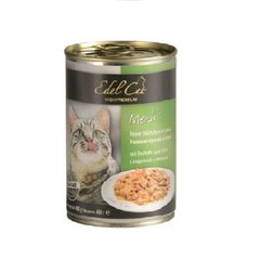 Edel (Едел) Cat Menu - Консервований корм з м'ясом індички та печінкою для котів 400 г