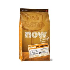 NOW (Нау) FRESH ™ Adult Recipe Grain Free - Сухий беззерновий корм з індичкою, качкою та лососем для дорослих собак різних порід 100 г