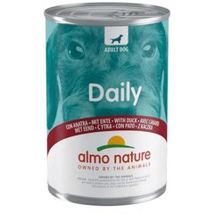 Almo Nature (Альмо Натюр) Daily Dog Adult Duck - Повнораціонний консервований корм з качкою для дорослих собак всіх порід 400 г