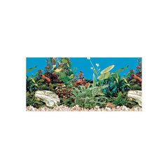 Trixie (Трикси) Decoration Aquarium Rear Wall - Фон для декора аквариума двусторонний, 80x40 см