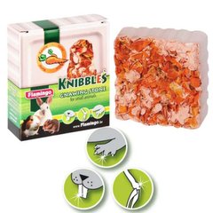Karlie-Flamingo (Карлі-Фламінго) KNIBBLES Carrot Cubes - Ласощі крейда з морквою для гігієни зубів для гризунів 70 г