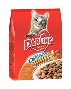 DARLING (Дарлінг) Сухий корм з птицею і овочами для котів, 10 кг