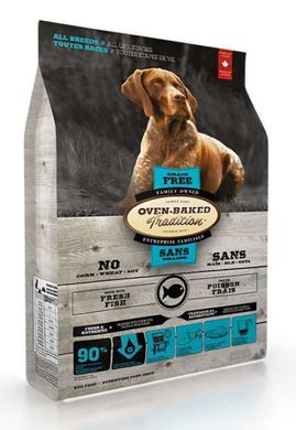 Oven-Baked (Овен-Бекет) Tradition Grain-Free Fish Dog All Breeds - Беззерновий сухий корм зі свіжою рибою для собак різних порід на всіх стадіях життя 2,27 кг